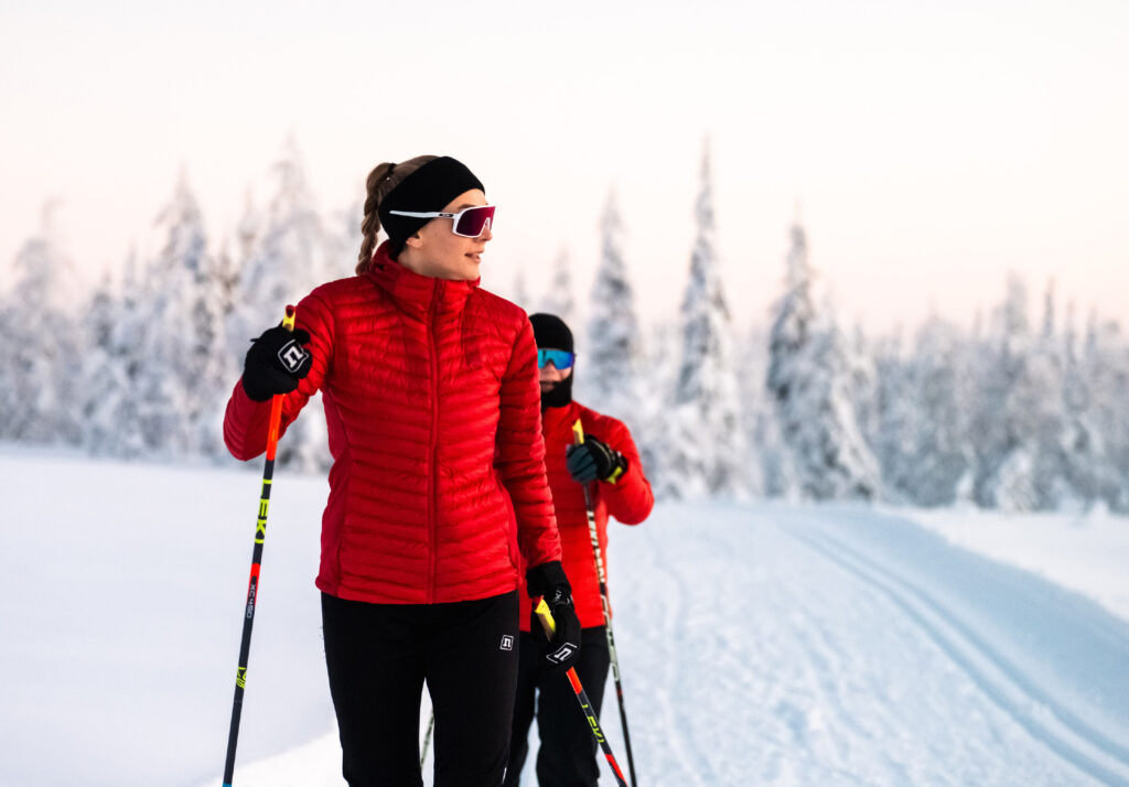 cross-country skiing